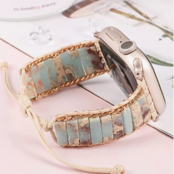 NEW Boho Chakra Energy Luxury Apple Watch Band - Picture 1 of 3